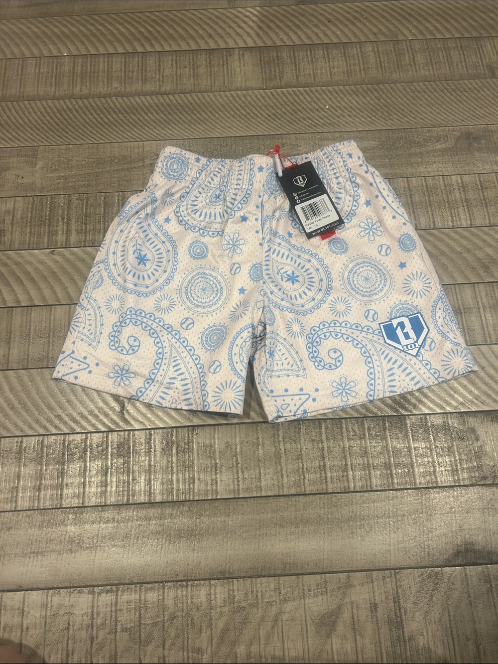 H20 Performance Kids' Paisley Swim Shorts - Light Blue
